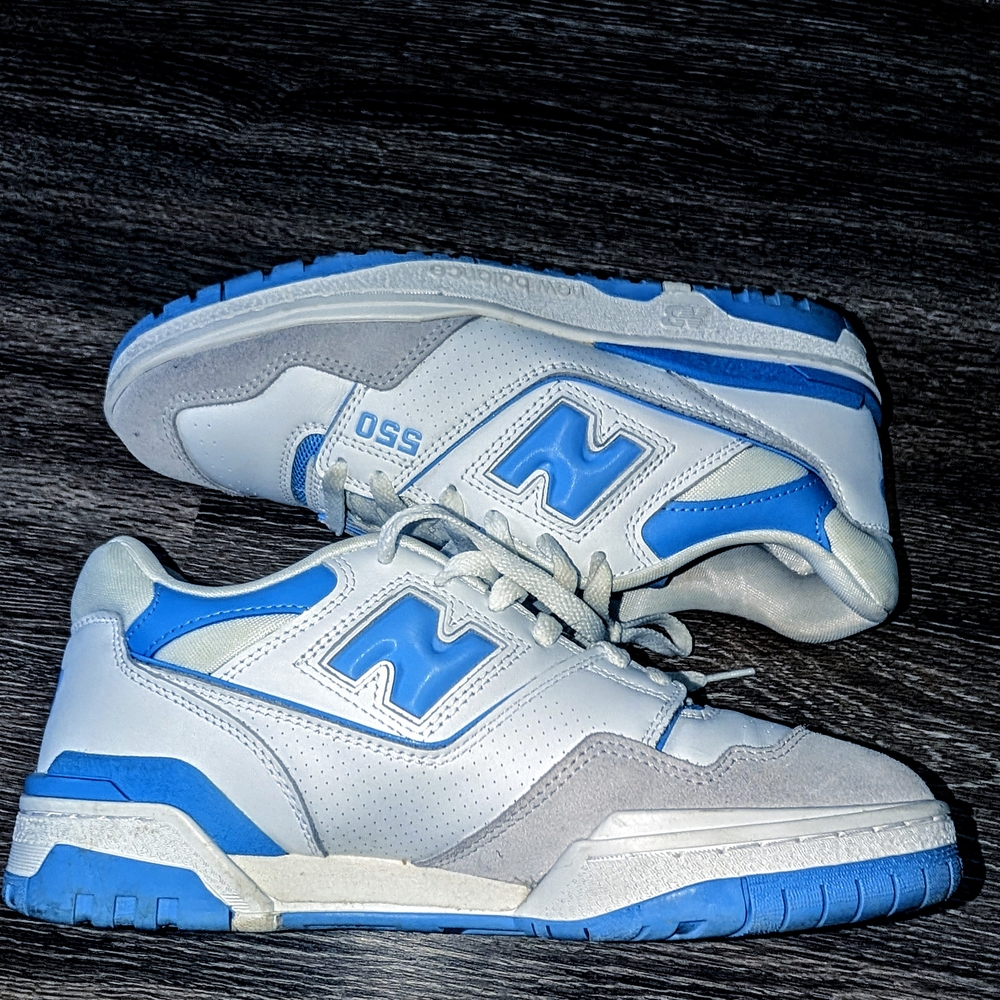 Men's Blue and White Sneakers